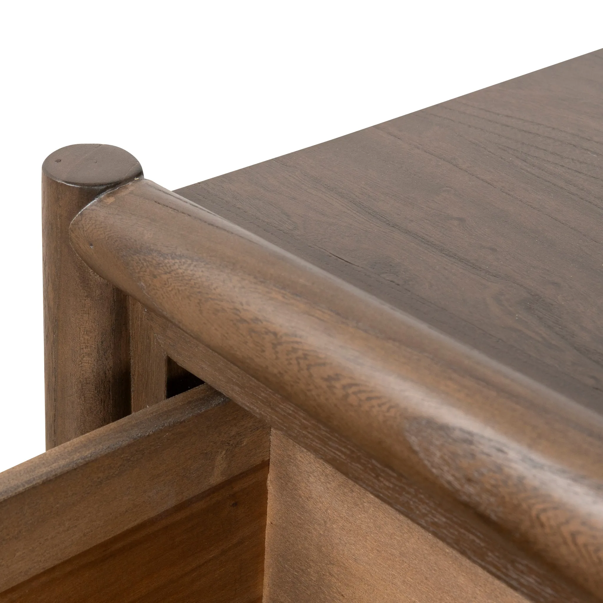 Sophia 6 Drawer Wooden Chest - Walnut