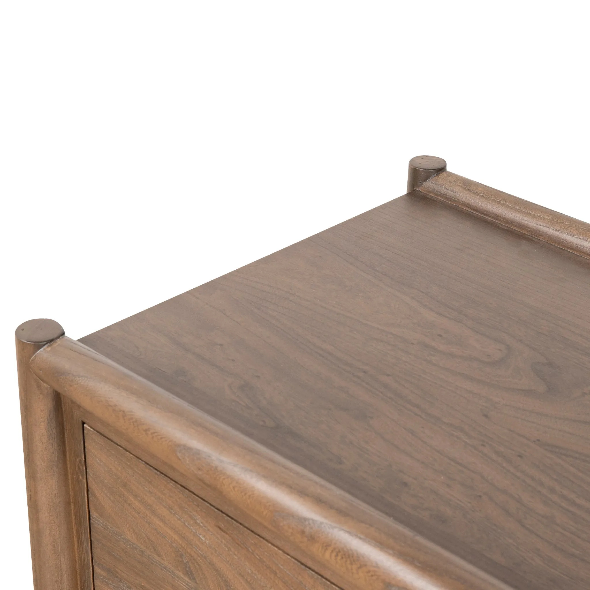 Sophia 6 Drawer Wooden Chest - Walnut
