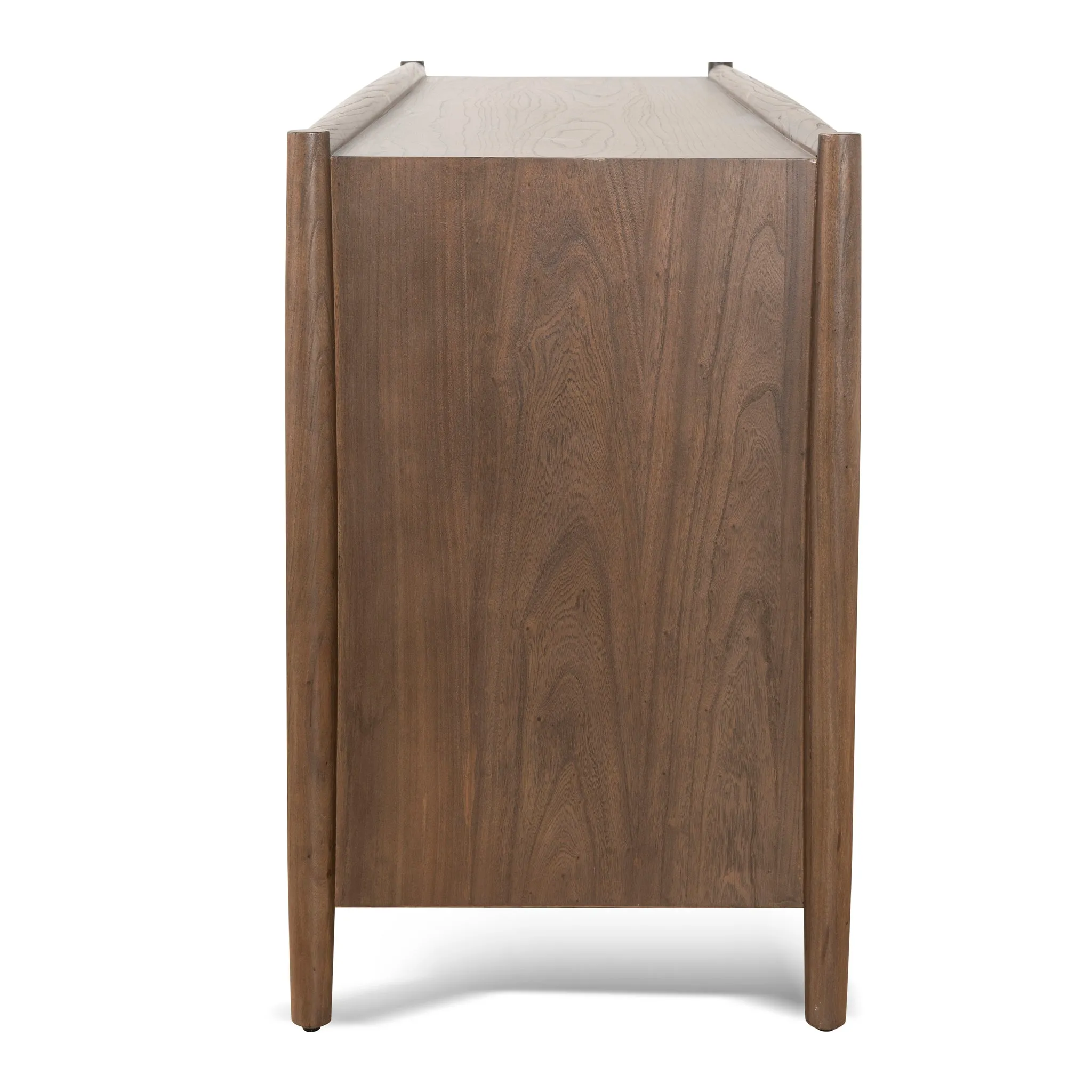 Sophia 6 Drawer Wooden Chest - Walnut