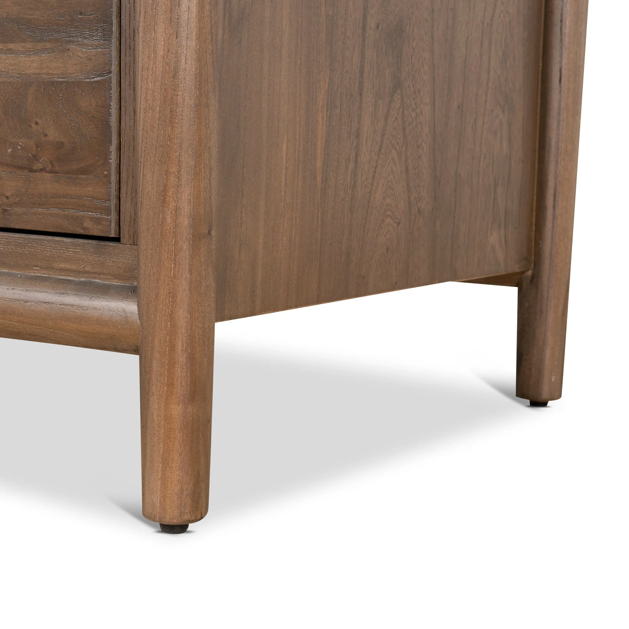 Sophia 6 Drawer Wooden Chest - Walnut