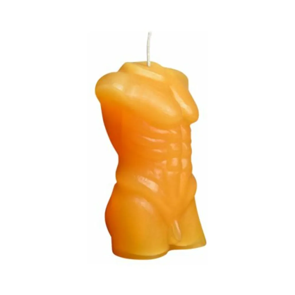 Sportsheets LaCire Drip Candle Torso Form IV Orange