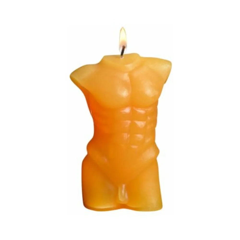 Sportsheets LaCire Drip Candle Torso Form IV Orange