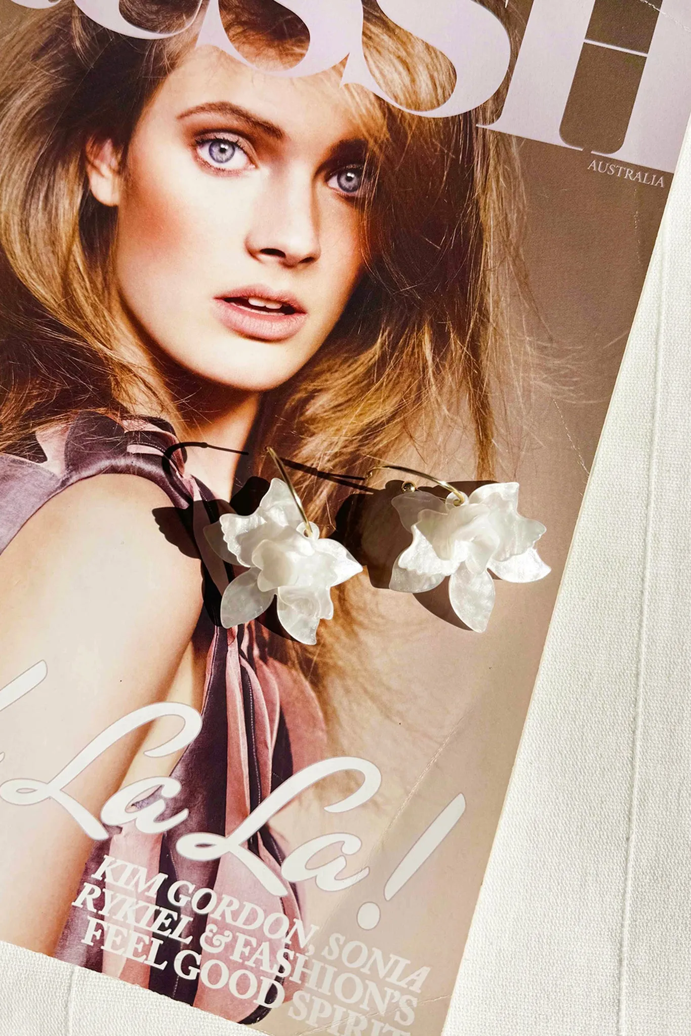 Upstate Earrings - White