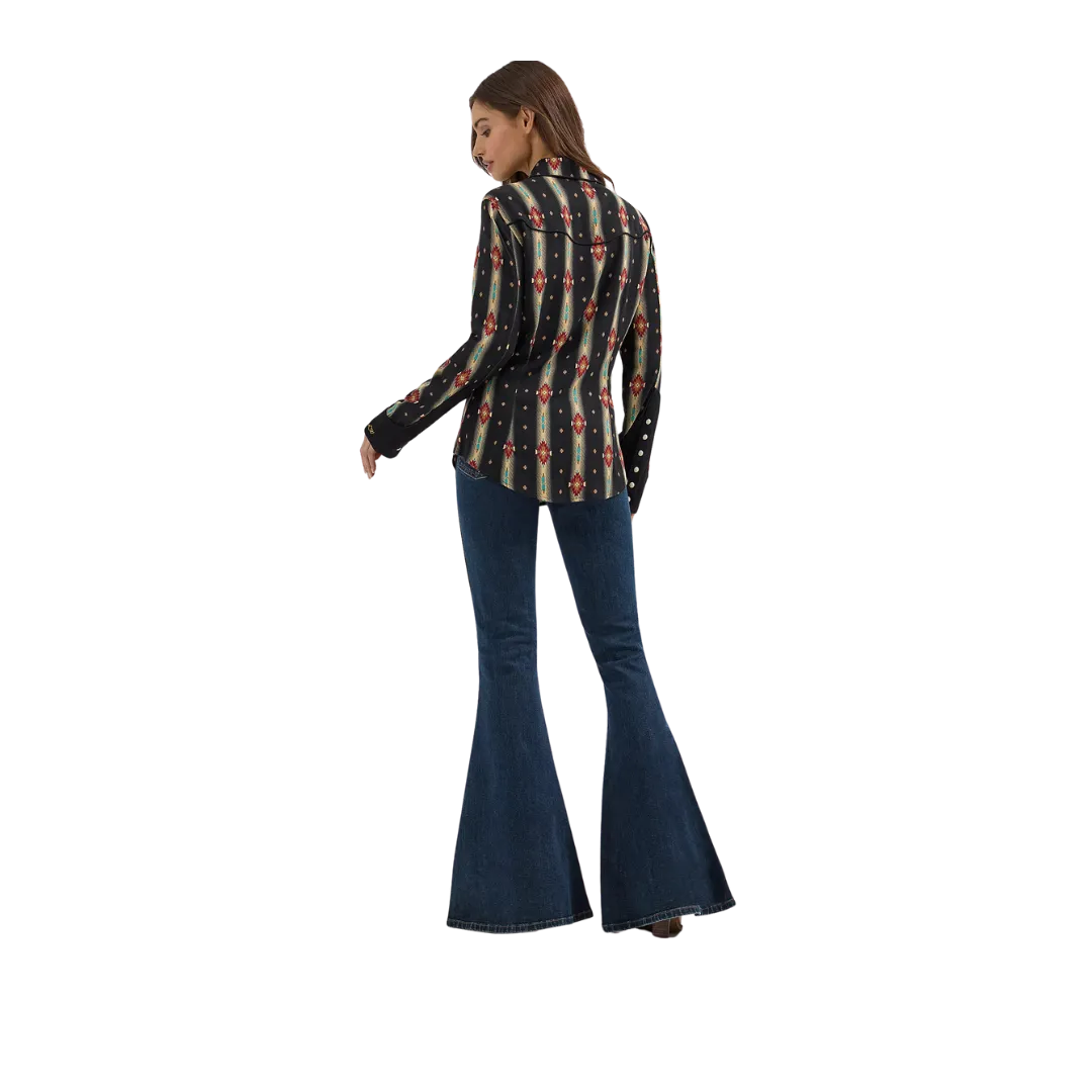 Wrangler Women's Lainey Wilson Black Checotah Shirt