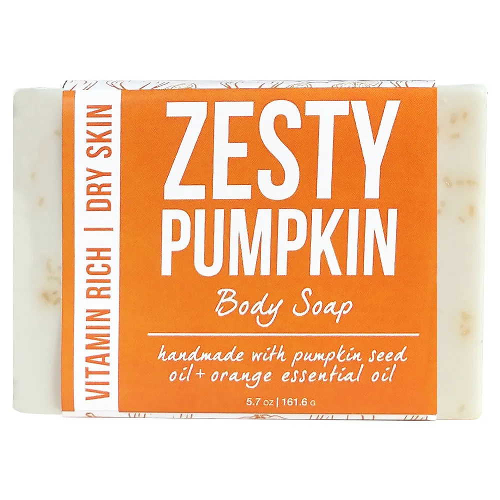 Zesty Pumpkin Scrub, Body Butter & Soap Gift Set