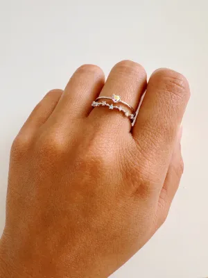 Zinnia Crystal Ring